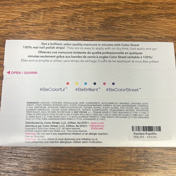 Color Street - Bandana Republic (clear overlay) - Picture 2 of 2